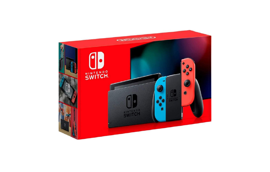 Nintendo Switch Console - Extended Battery Life (Neon Red/Neon Blue) - JPN